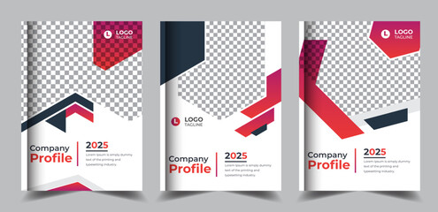 Professional booklet company profile booklet business brochure design template