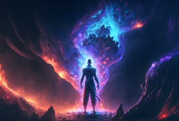 Fototapeta premium colorful space