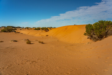 Perry Sandhills dunes in NSW, Australia