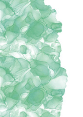 Green Alcohal Ink Paintbrush