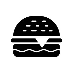 Burger icon vector design template