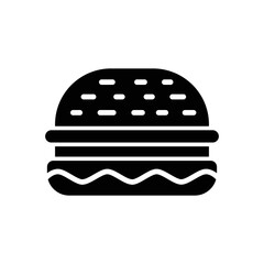 Burger icon vector design template