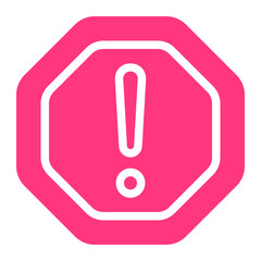 danger gradient icon