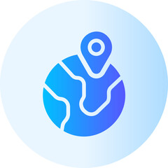 citizenship gradient icon