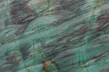 Fototapeten Emerald natural green quartzite stone texture, photo of slab. Soft clasic light matt Italian material pattern for 3d exterior home decoration, floor and ceramic wall tiles surface. Stone wallpaper. © Dmytro Synelnychenko