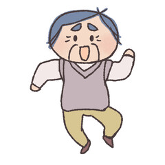  踊るおじいさん