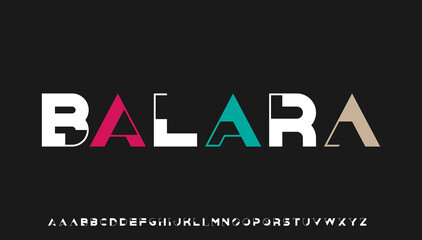 modern minimal bold capital alphabet letter logo design