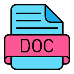 Doc Filled Line Icon