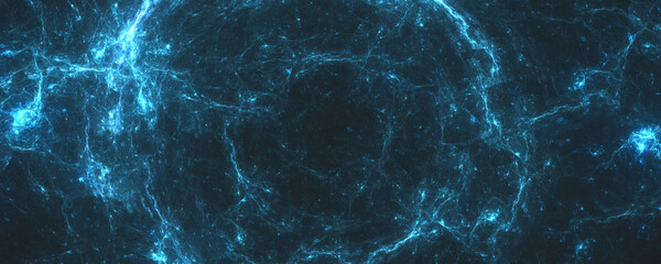 blue color lightning energy explosion background