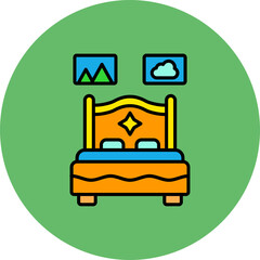 Suite Multicolor Circle Filled Line Icon