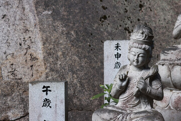 広島観光　広島旅行　千光寺干支の仏像