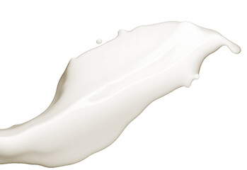 Milk Splash  on transparent png, easy to use