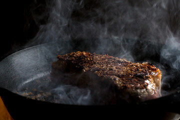 Searing Steak