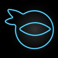 ninja neon sign, modern glowing banner design, colorful modern design trends on black background. Vector illustration.