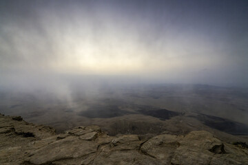 misty morning in the mountains