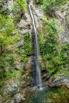 Sersale, Catanzaro District, Calabria, Italy, Valli Cupe Regional Nature Reserve, Rupe waterfall path, Rupe waterfall