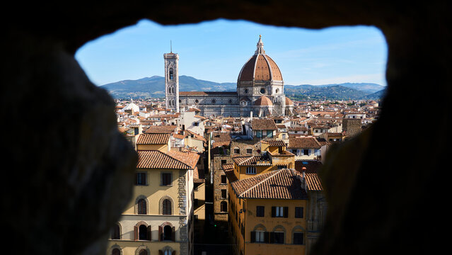 Florence dome seen from the Palazzo Vecchio Tower