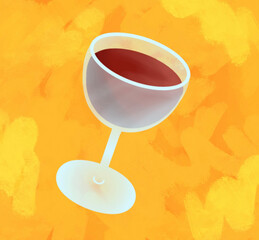 glass of wine