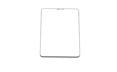 Gadgets including smartphone, digital tablet and laptop, blank screen with - mockup