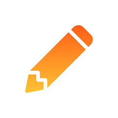 pencil flat gradient icon