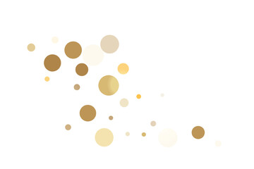 Gold glitter confetti, great design for any purpose. Party decor.