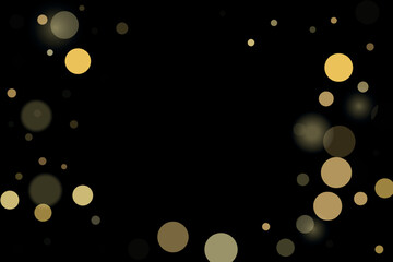 Gold glitter confetti, great design for any purpose. Party decor.