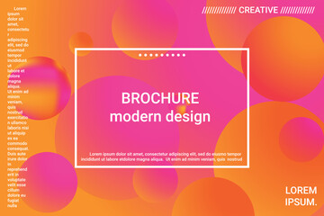 Abstract geometric texture. 3d ball shape gradients for decoration design.