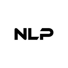 NLP letter logo design with white background in illustrator, vector logo modern alphabet font overlap style. calligraphy designs for logo, Poster, Invitation, etc.
