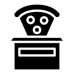 pizza shop glyph 