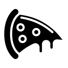 pizza slice glyph 