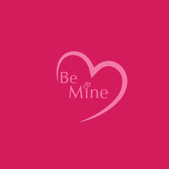 Creative Professional Trendy and Minimal Valentine's Day Logo Design, Love Heart in Editable Vector Format