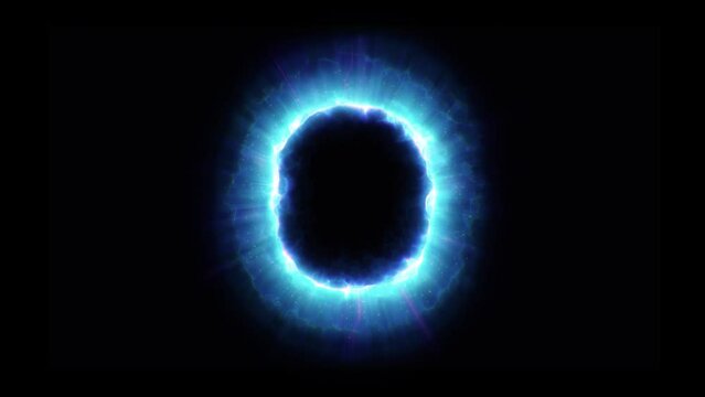 Portal and and space Loop Background Animation 4K Resolution 10 Seconds. 