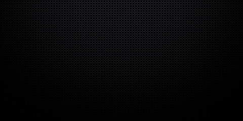 Dark gray hexagon metal mesh pattern design modern futuristic background texture illustration