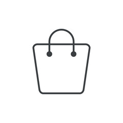 Shopping Bag  Paper Bag Icon Vector Template