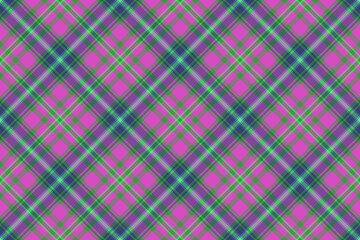 Pattern check textile. Seamless fabric plaid. Vector tartan background texture.