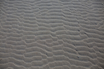 Wellenmuster im Sand auf Texel