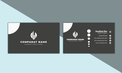 Obraz premium business card template, Corporate business card , business card , creative and clean Design, Visiting card for business Card 