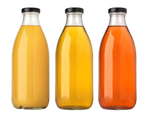juice in a glass bottle