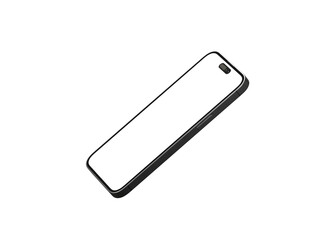 Smartphone frameless blank screen mockup - mockup