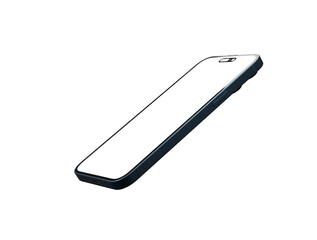 Smartphone frame less blank screen. Mockup generic device. - mockup