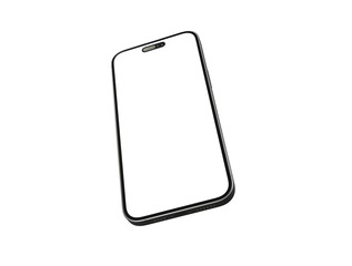 New realistic mobile phone smartphone mockup