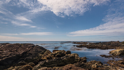 seascape along the Vancouver Island coastline, british columbia, canada