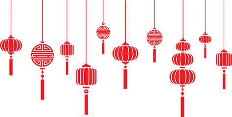 chinese new year decoration vector