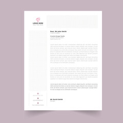 Letter head design for print