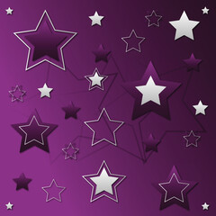 Fototapeta premium seamless pattern with stars