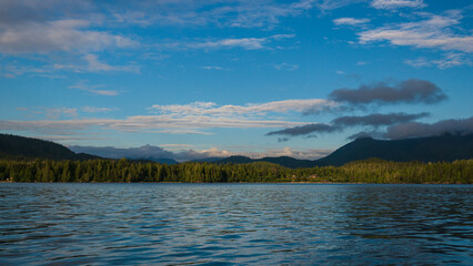 pacific ocean seascape in front of Tofino, Vancouver Island, Canada