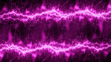 Neon plasma, abstract electrical lightning - 559201385