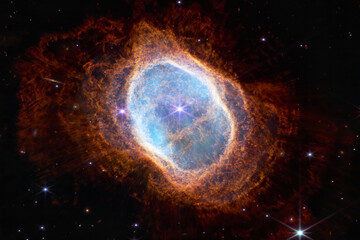 Cosmos, Southern Ring Nebula, James Webb Space Telescope - obrazy, fototapety, plakaty