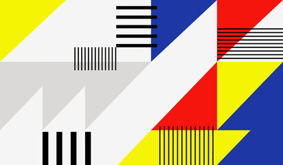 Modern and clean abstract vector background with shapes and lines