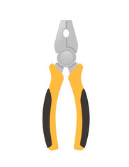 Pliers hand tool instrument vector illustration isolated on white background